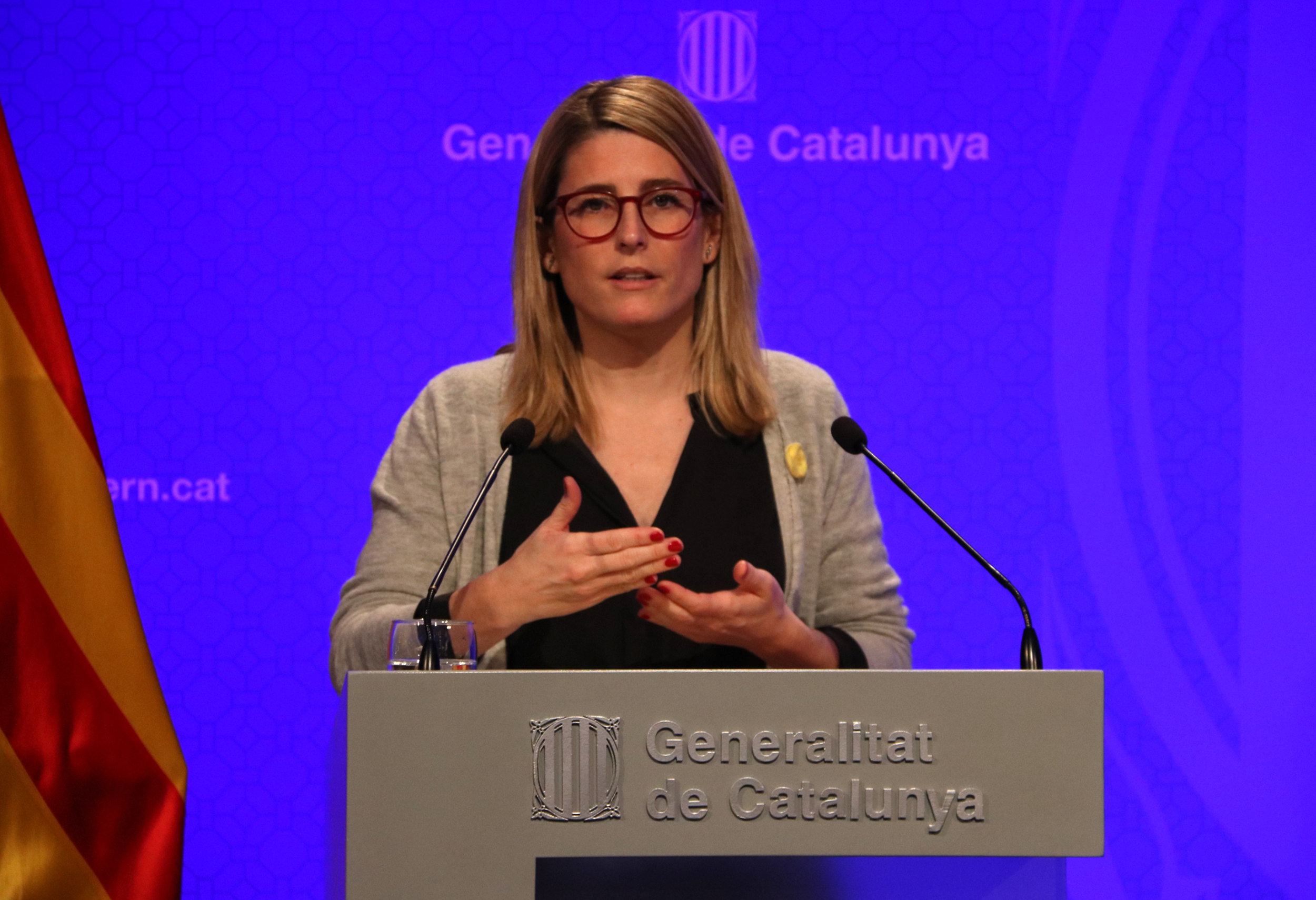 Catalan government spokesperson Elsa Artadi on January 29 2019 (by Pau Cortina)